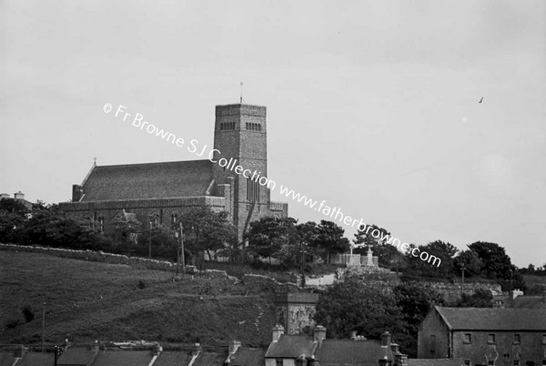 CHURCH AND TOWN FROM A DISTANCE